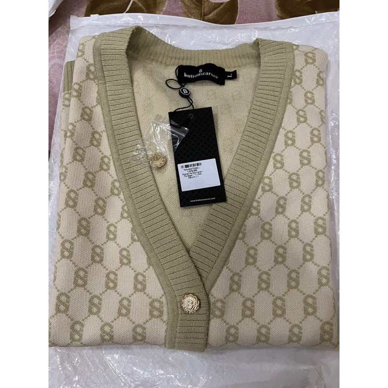 [NEW] Benang Jarum Signature Monogram Cardigan