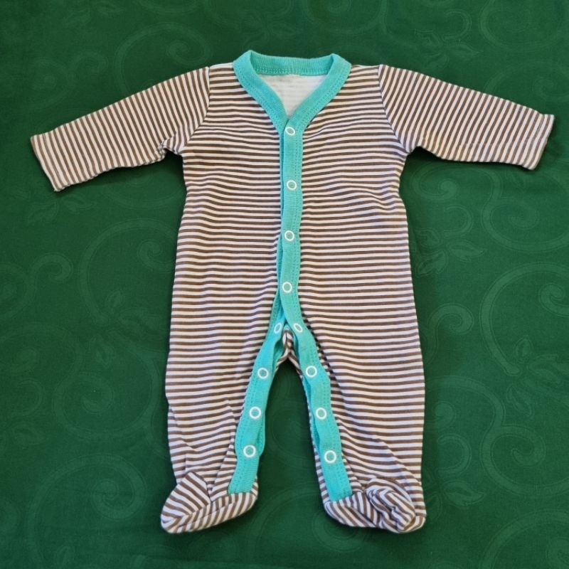 Jumpsuit tutup kaki bayi newborn - Preloved baju anak murah