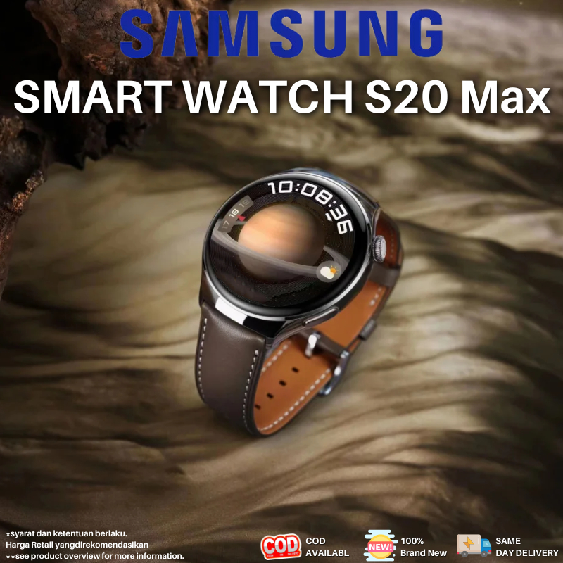 【✔️100% Original】SAMSUNG Smart Watch GT Series S20 Max jam tangan smartwatch pria Wanita jam tangan 