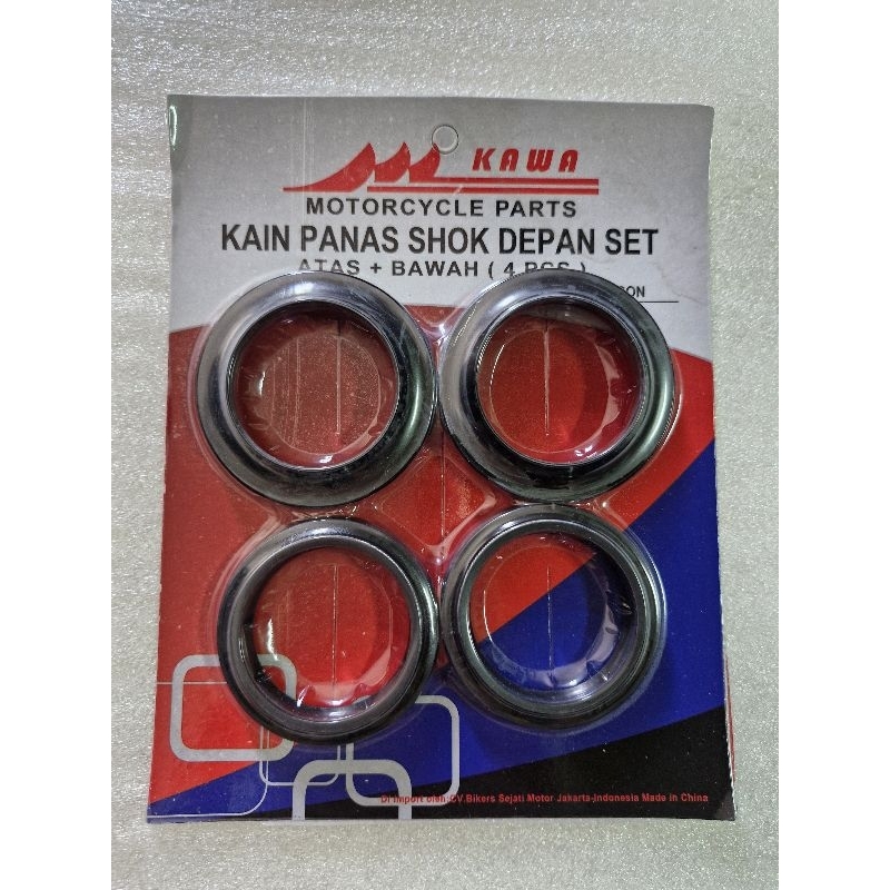 SEAL SHOCK  / SIL SHOK DEPAN YAMAHA BYSON, R25 (KOMPLIT DUST SEAL / SIL DEBU)