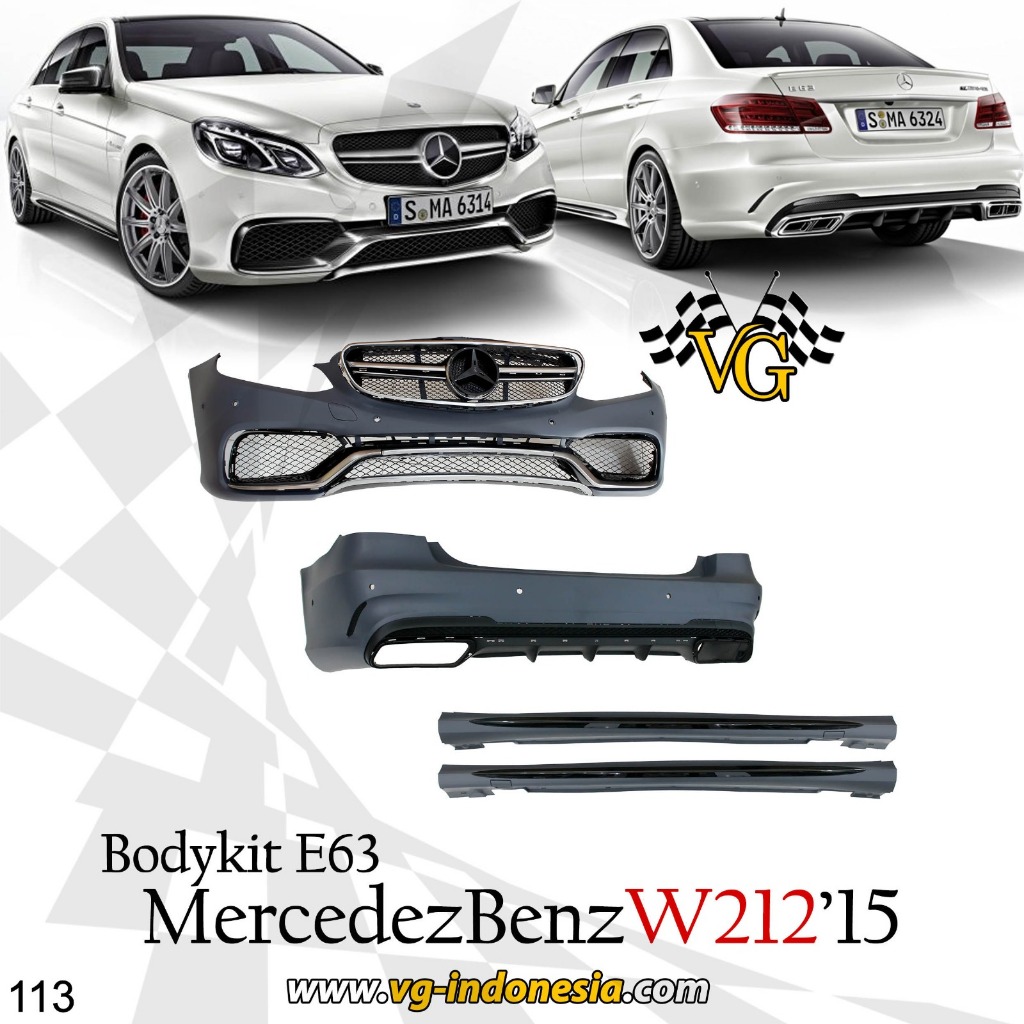 Bodykit E63 Mercedez Benz W212 2015+