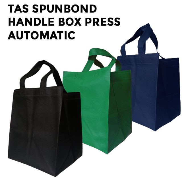 

Tas Polos Spunbond Handle Box Press Automatic 75 GSM 23x36cm - Isi 12
