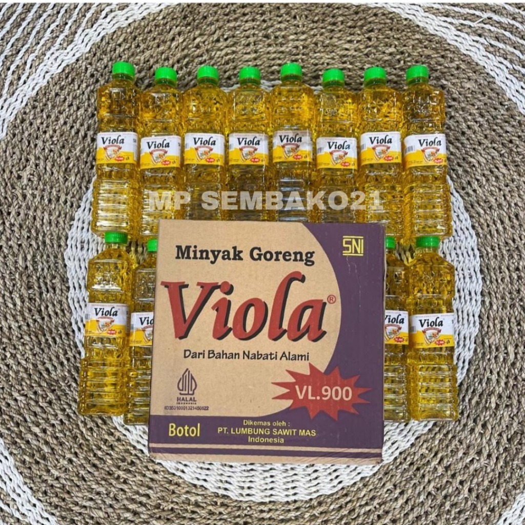 

Minyak goreng VIOLA Vl900 750ml 1 dus isi 12 -sakura sekincare