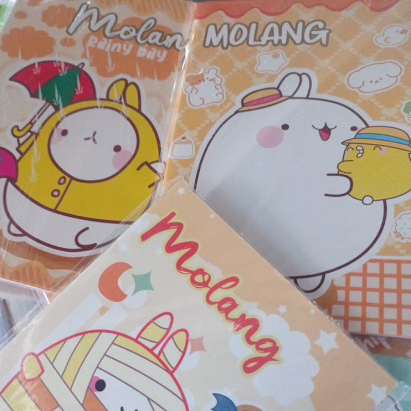 

Buku Notebook Molang Book Sanrio A5 Cute Dino Momo Diary Sanrio Note