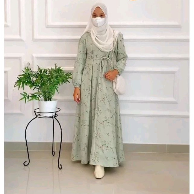 Gamis SAE | Gamis Vintage Samira Simply of Aegea | Gamis crinkle | Gamis hitam