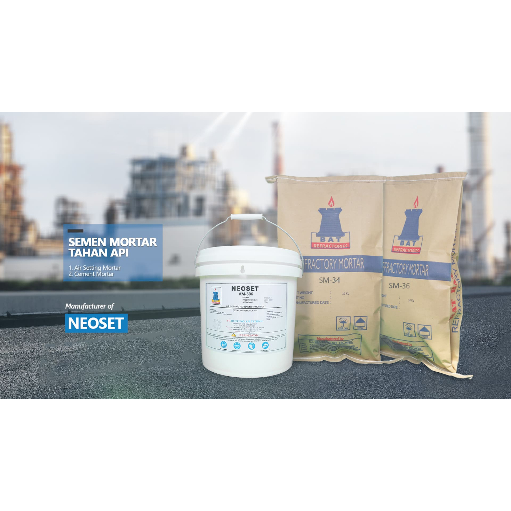 SEMEN MORTAR TAHAN API  (SM 34, SM 36, DAN SM 38)