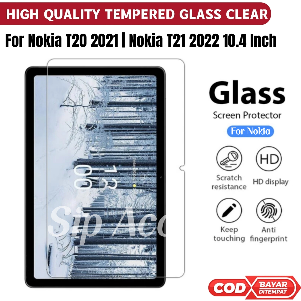 Nokia T20 - Tablet Nokia T20 | Nokia T21 - Tab Nokia T21 | 10.4 Inch Anti Gores Kaca Screen Protecto