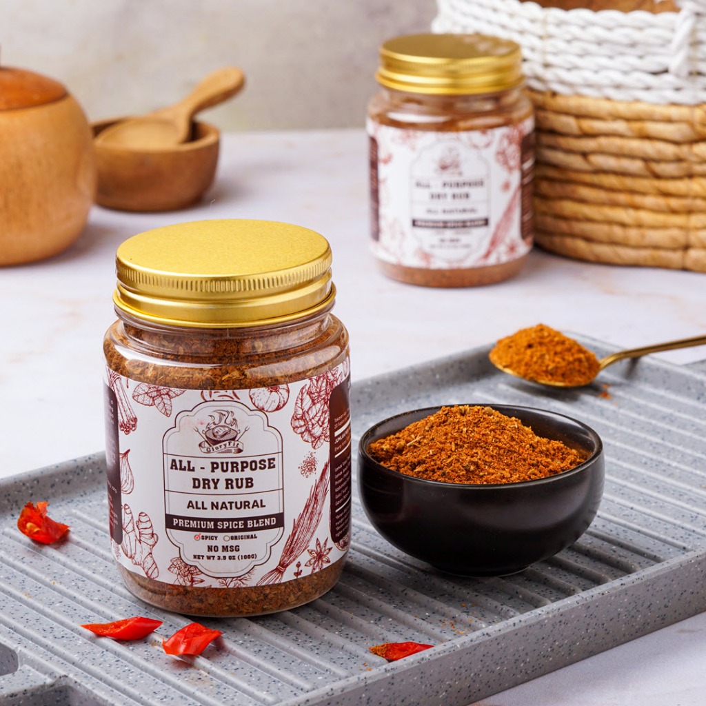 

GloryFit | Spicy (Pedas) Dry Rub Bumbu Marinasi Diet Sehat Rendah Kalori Low Fat NO MSG All Natural