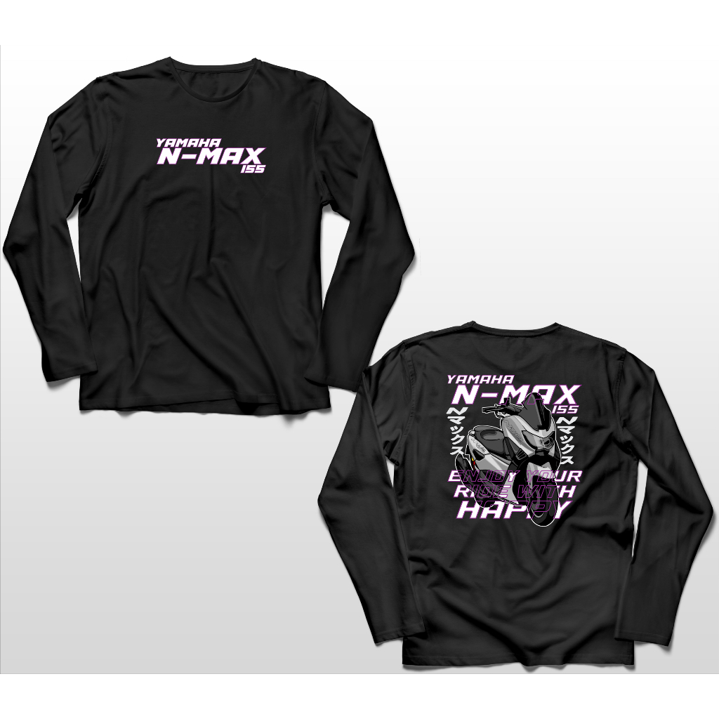 KAOS LENGAN PANJANG MOTOR YAMAHA NMAX 155 BIG SIZE JUMBO