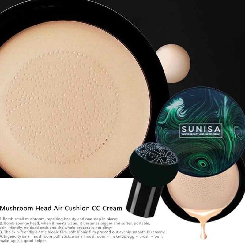 ORIGINAL Barcode SUNISA Air Cushion BB Cream / Foundation / BB Cushion Glowing Bedak Padat Anti Air Sunisa Mushroom