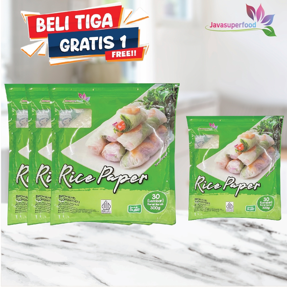 

[BELI 3 GRATIS 1] Banh Trang High Quality Rice Paper / Rice Paper 300g / Kulit Lumpia Vietnam Rice Paper / rice roll spring roll / Rice Paper 300g