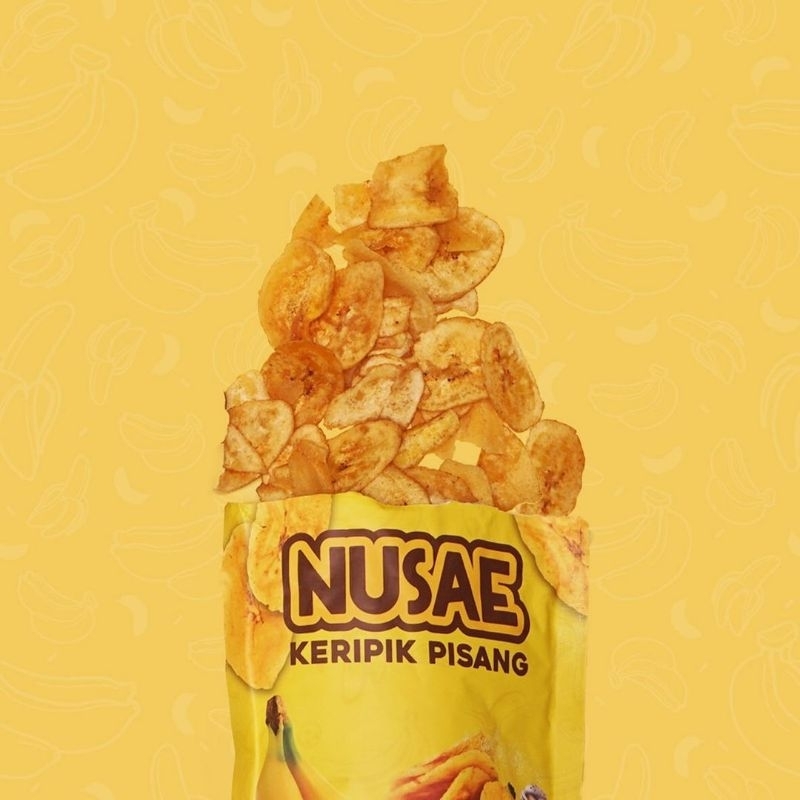 

Keripik Pisang Asin Gurih Nusae Salty Banana Chips Oleh Khas Bandung