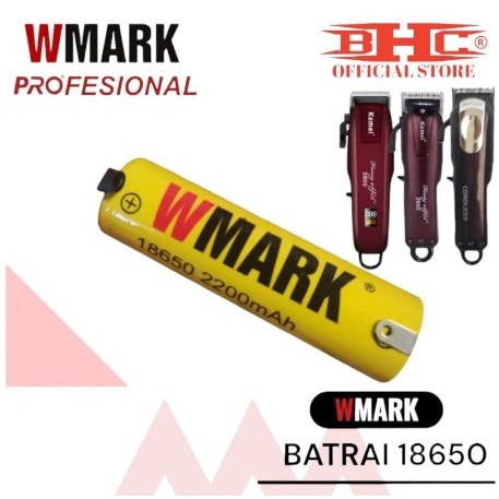 BATERAI WMRAK CLIPPER CORDLESS KEMEI 2600 CLIPZICH / BATTERY BATRE MESIN CUKUR RAMBUT