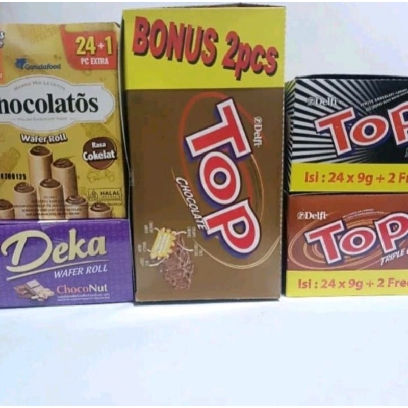 

paket snack makanan ringan 2 Box mix chocolatos top