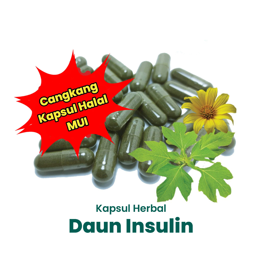 

Kapsul Daun Insulin ASLI isi 100 ALAMI