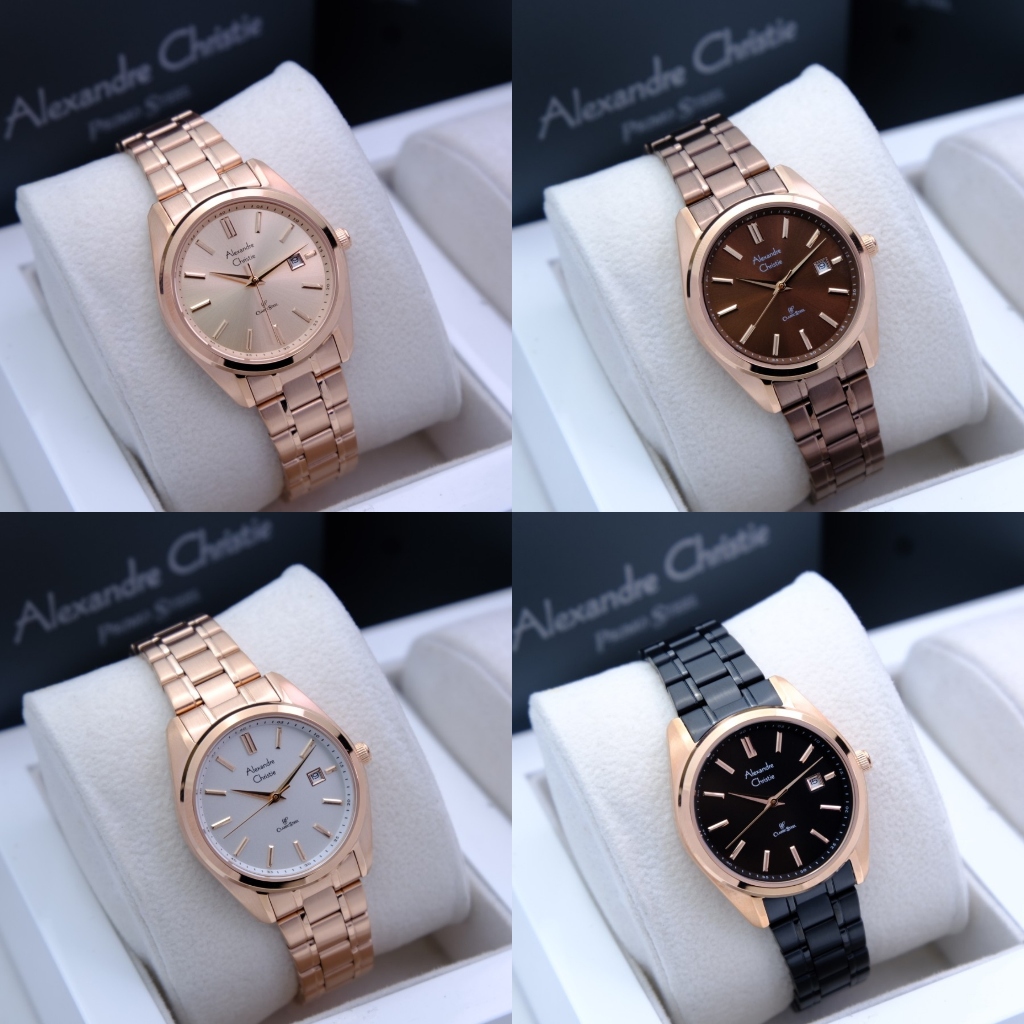 JAM TANGAN WANITA ALEXANDRE CHRISTIE AC 8660 AC8660 LDB SERIES ORIGINAL