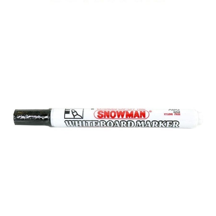 

GRAMEDIA BATAM - Spidol whiteboard snowman ABG 12 (1 pcs) Hitam