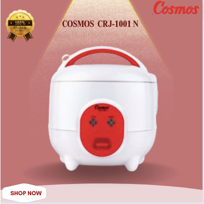Cosmos Rice Cooker Non Stick CRJ-1001 N - 0.6L Termurah/CRJ1001 N/CRJ1001N/CRJ-1001-N/CRJ 1001 N