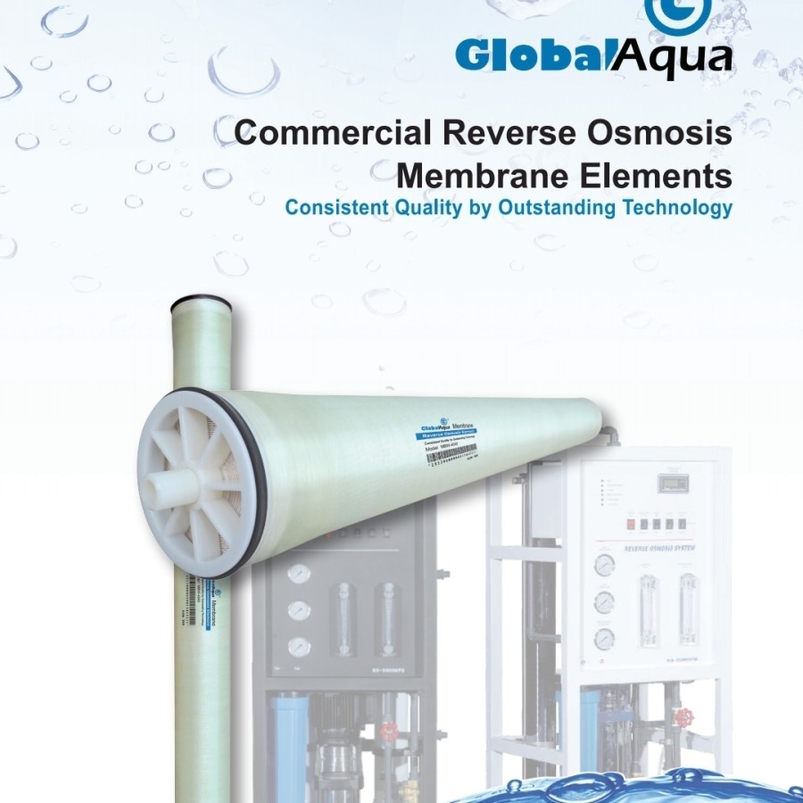 MEMBRANE RO 2000GPD GLOBAL AQUA / GLOBALAQUA XLP 4040 / LP 4040/ BW 4040 - LP 4040