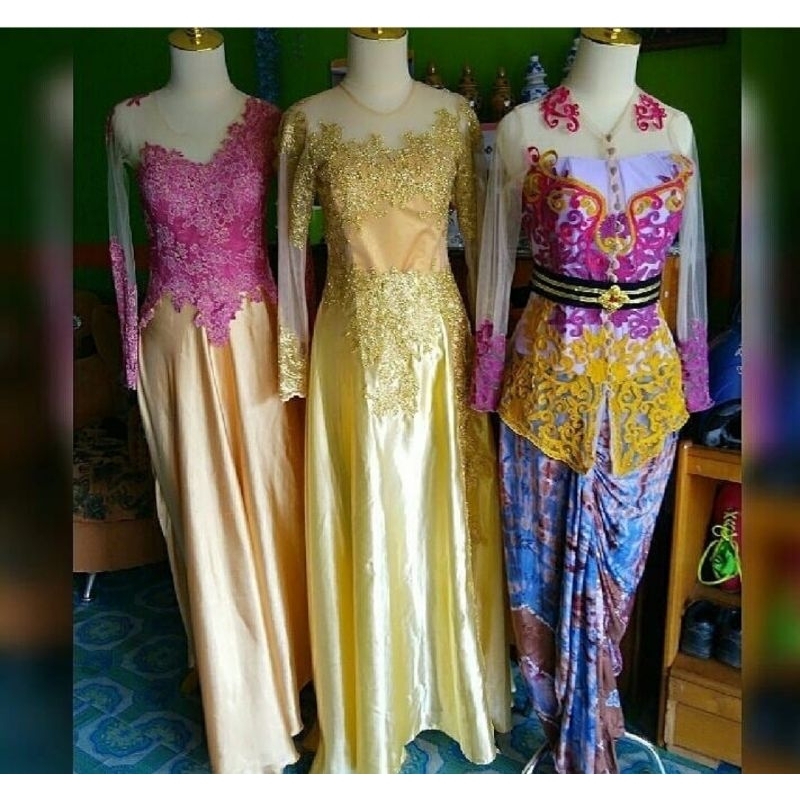 Dress Gold || Dress gaun cantik || Kebaya modern | Dress Kebaya | kebaya modern | kebaya wisuda keba