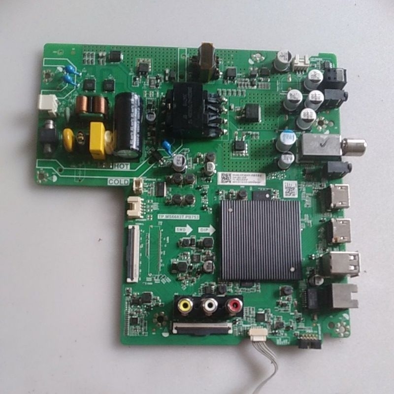 mb mainbord tv led HISENSE model 43A6000F