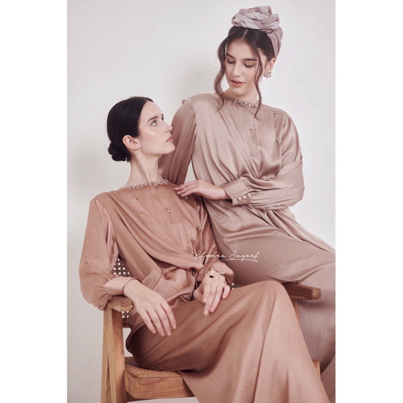 elmira sageef Syanaz Dress coral