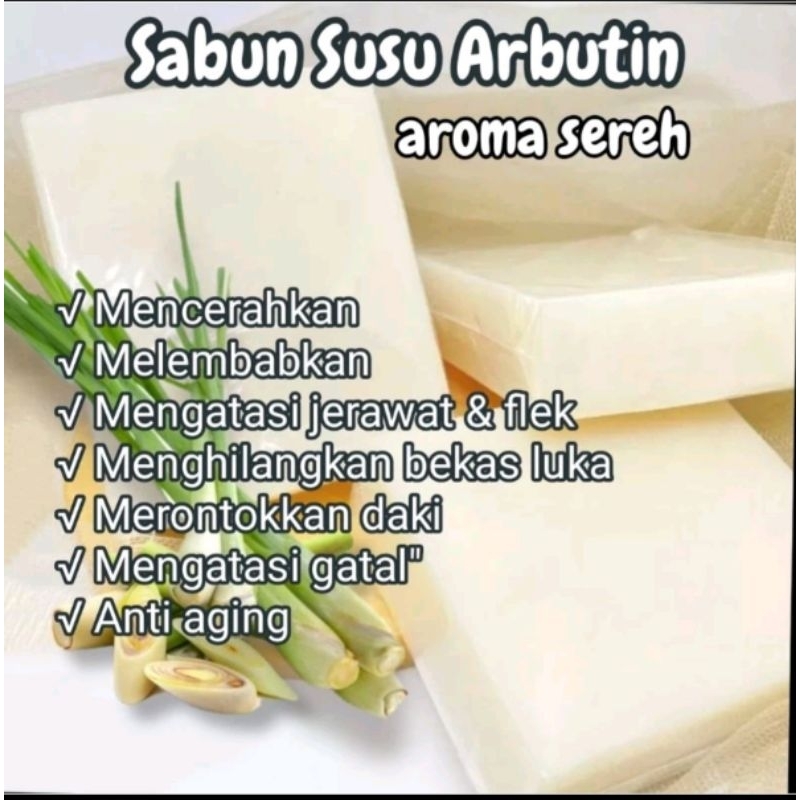 SABUN SUSU WHITENING/SABUN ARBUTIN