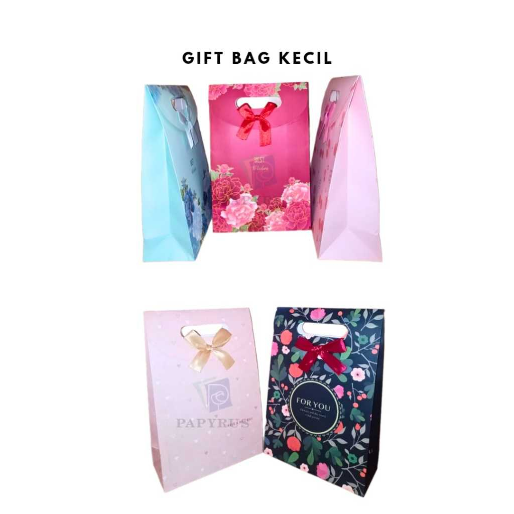 

PAPER BAG MOTIF / HAMPERS BAG / GOODIE BAG / SOUVENIR BAG / TAS KADO MOTIF / GIFT BAG KECIL 26.2 CM X 18.6 CM X 9CM
