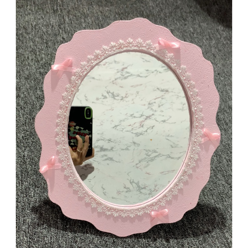 kaca dinding standing mirror cermin aesthetic custom kaca vintage cermin souvenir mirror foam kaca r