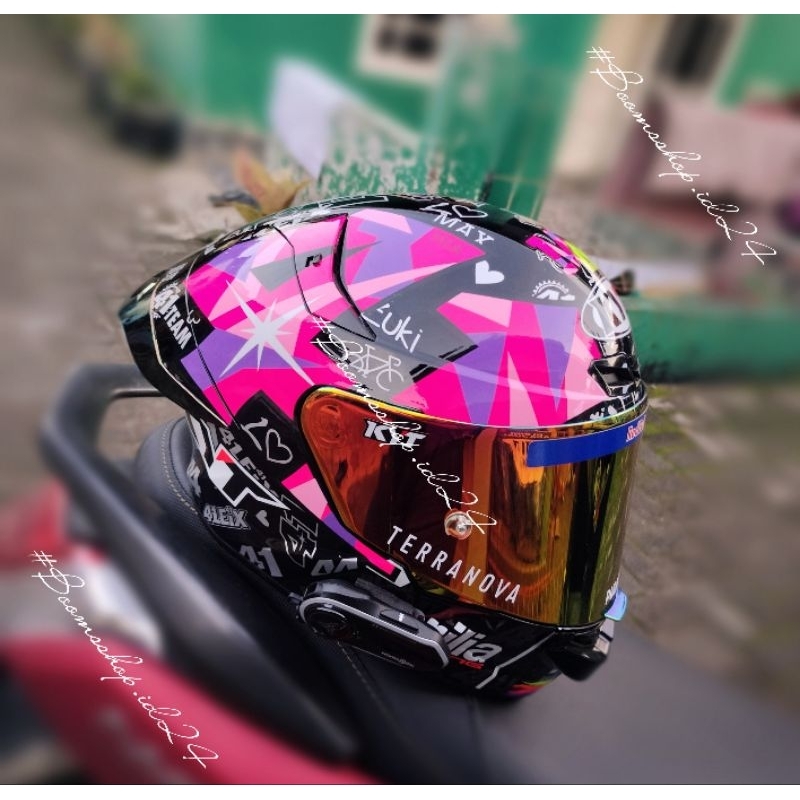helm kyt ttc repaint livery aliexespargaro