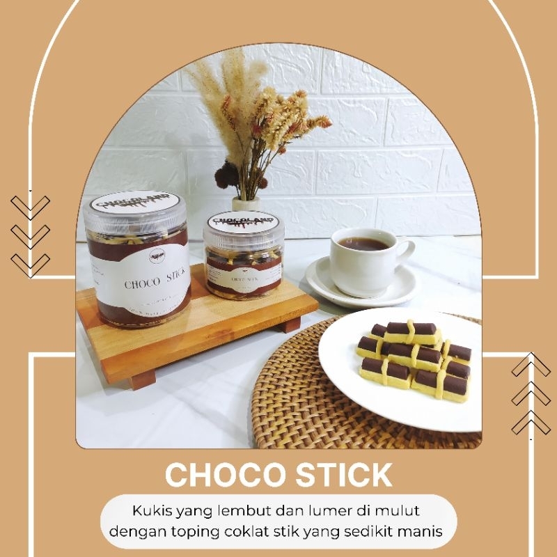 

Kue Kering Coklat Stick/Choco Stick Cookies 400ml