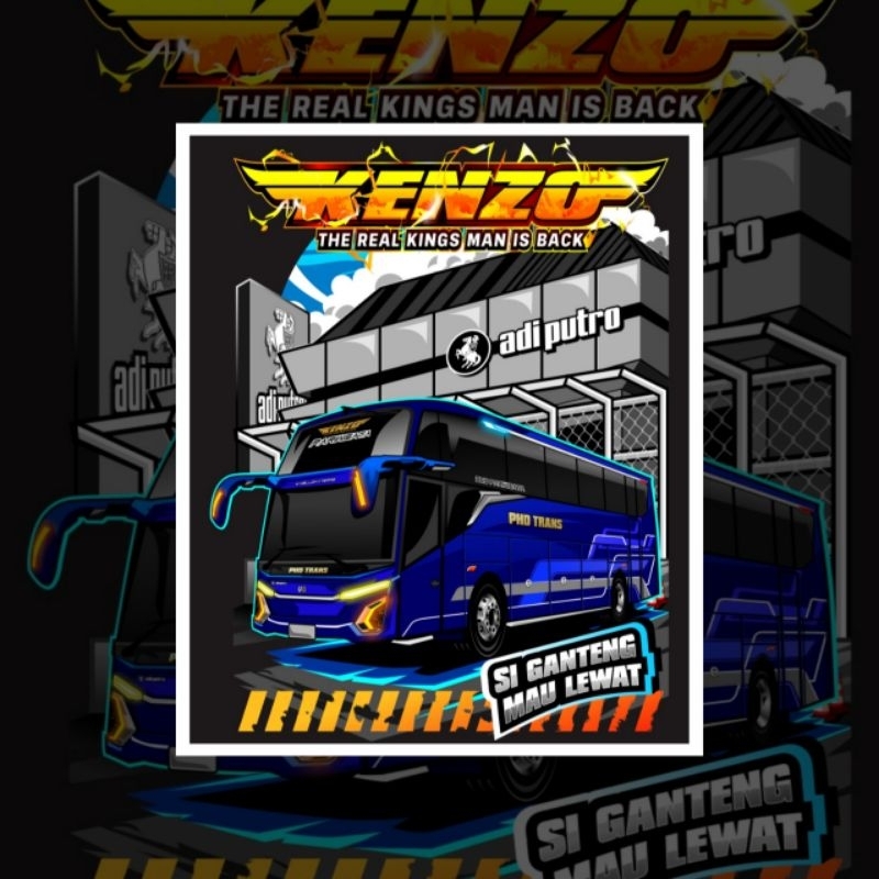 

(free sticker)CETAK STICKER BUSMANIA 5 PCS KENZO HOLOGRAM TERMURAH