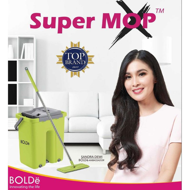 BOLDE Super Mop X Alat Pel Lantai Super Mop SM-X Original