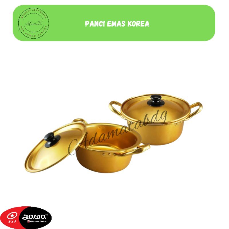 Panci Emas Panci Ramen Ramyeon Korea+ Tutup