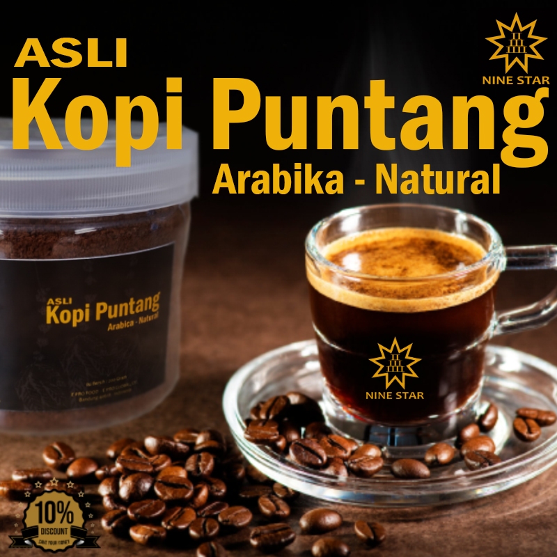 

Kopi Arabika Natural Gunung Puntang Pangalengan Bandung 200 Gram