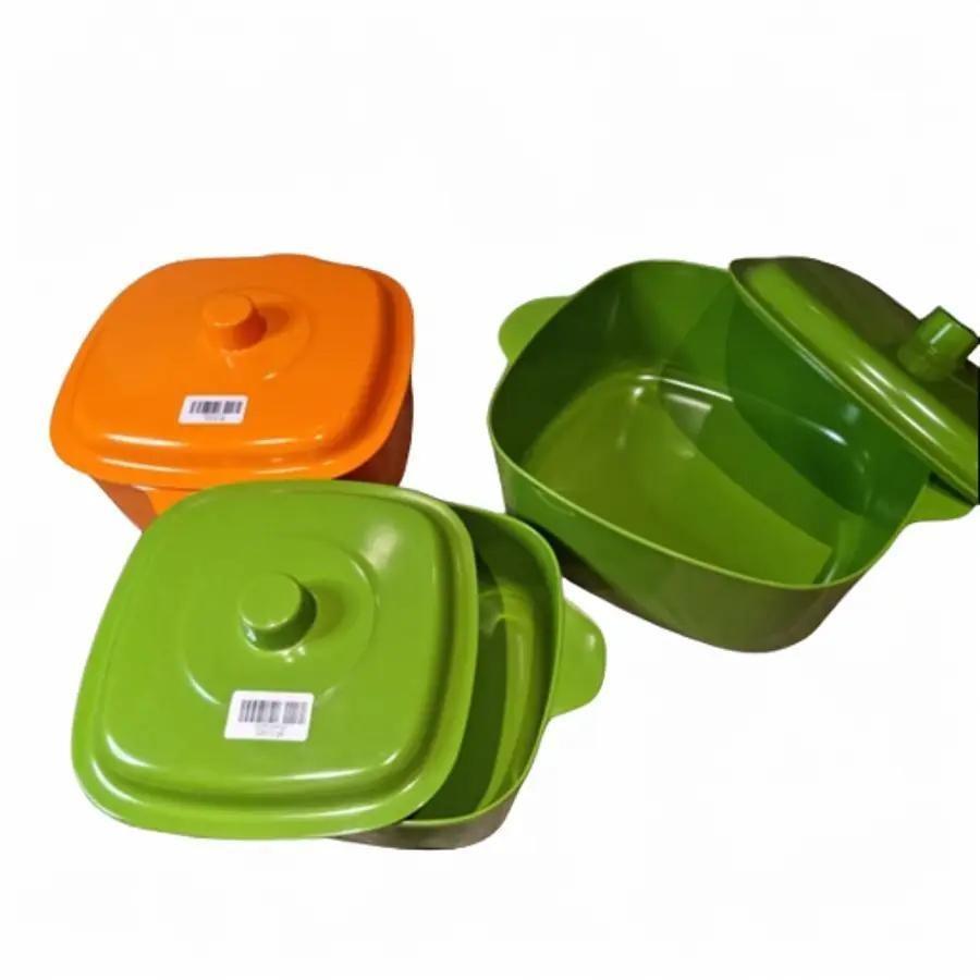 Unica Mangkok Sayur Segi Tutup Mangkok Saji Tutup Segi Melamin