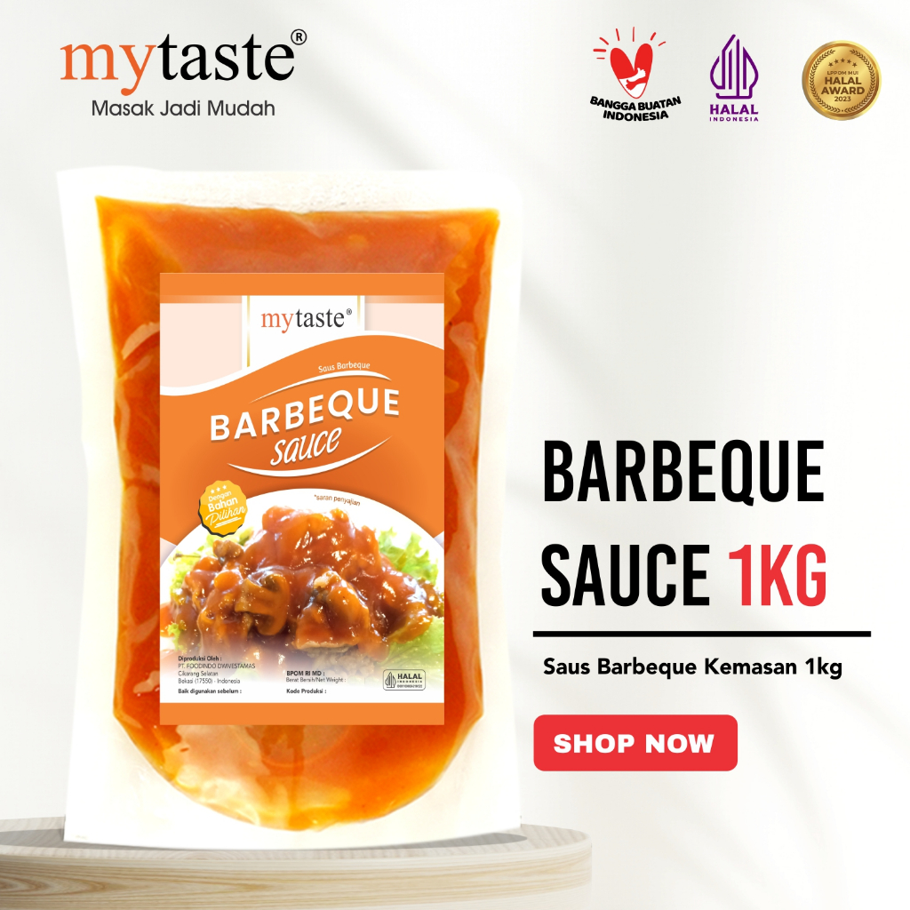 

My Taste Barbeque Sauce 1 kg SUDAH MATANG TANPA PERLU DIMASAK LAGI. Barbeque Original Saus