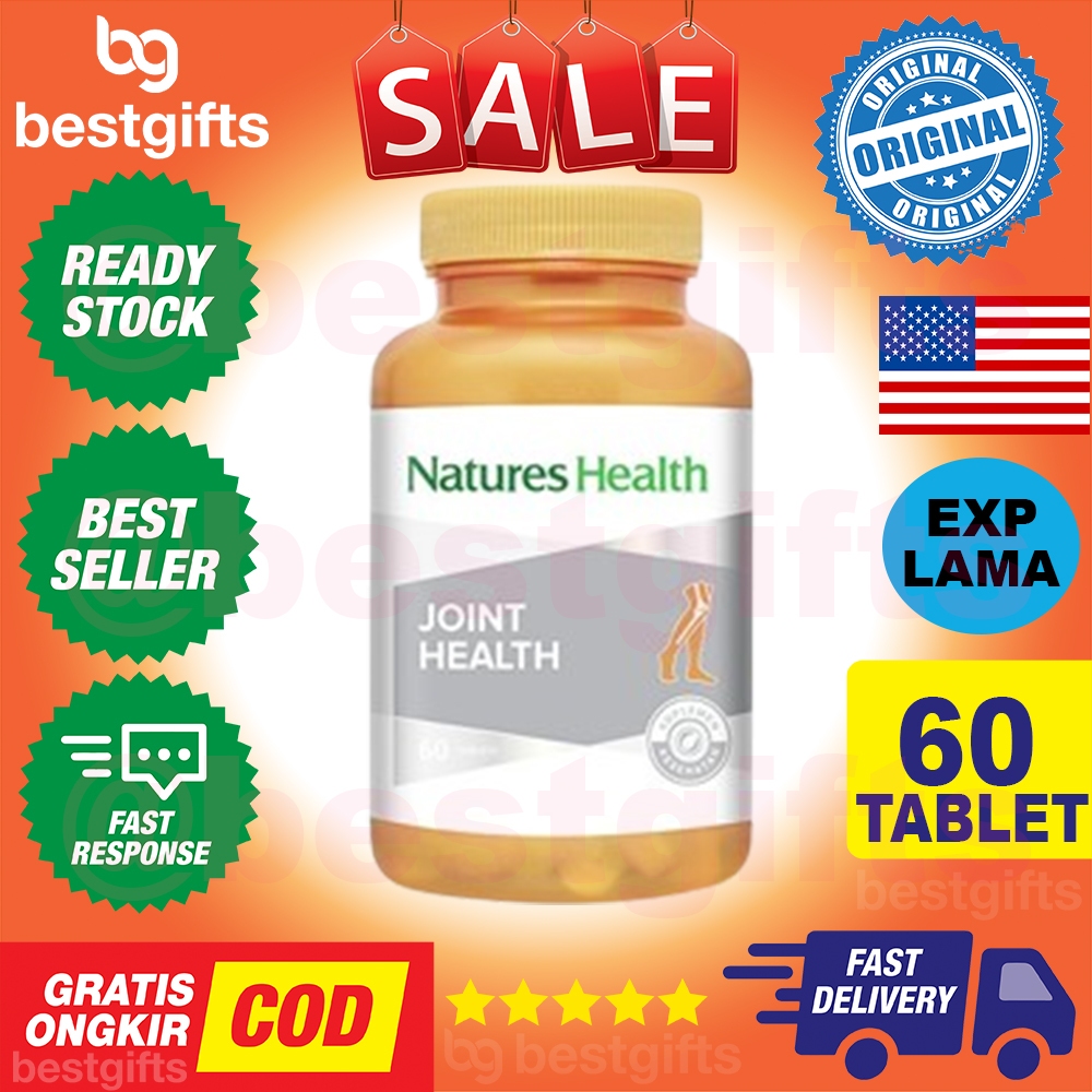NATURE'S NATURES NATURE HEALTH JOINT HEALTH GLUCOSAMINE MSM SENDI PERSENDIAN TULANG 60 TABLETS