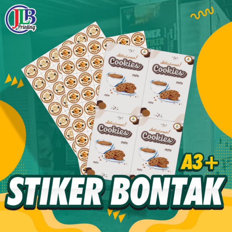 

| Cetak Stiker Bontak A3 (30×47)