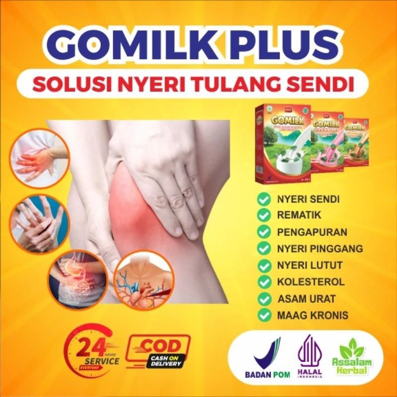 

GOMILK Susu Kambing Etawa Plus Herbal Mengatasi Nyeri Pada Sendi