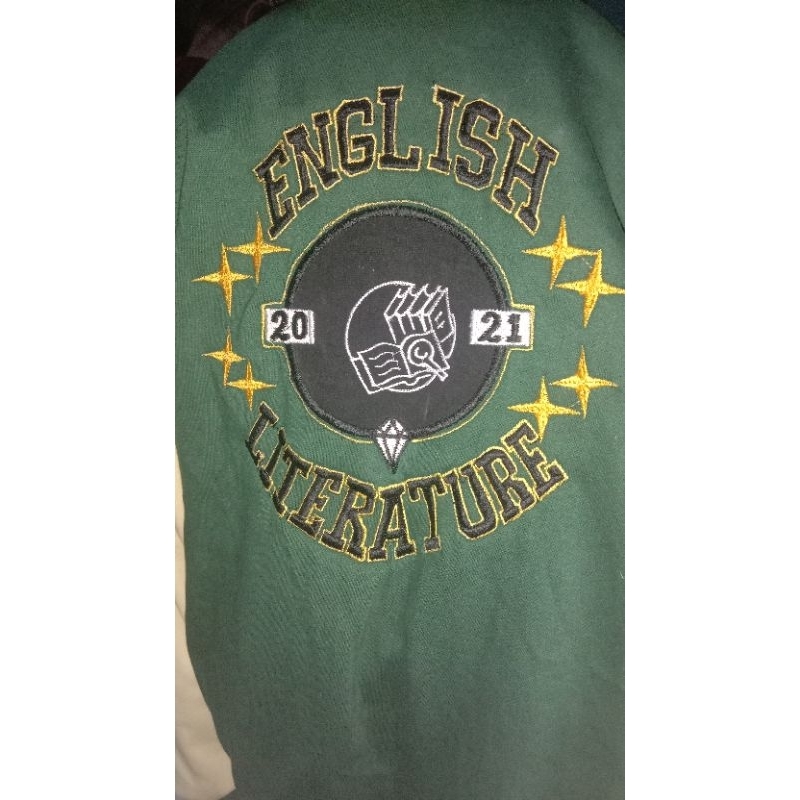 jaket pria wanita varsity green cakep