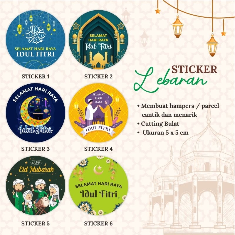 

Sticker 5 & 6.5 cm Seal Segel Toples Lebaran Idul Fitri Parcel Idul Fitri
