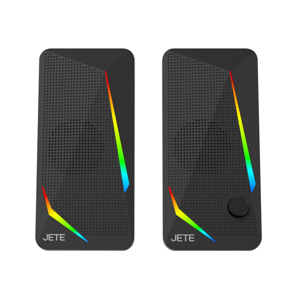 Speaker PC Komputer Laptop JETE SC101 5 Watt with LED Light - Garansi 2th-8