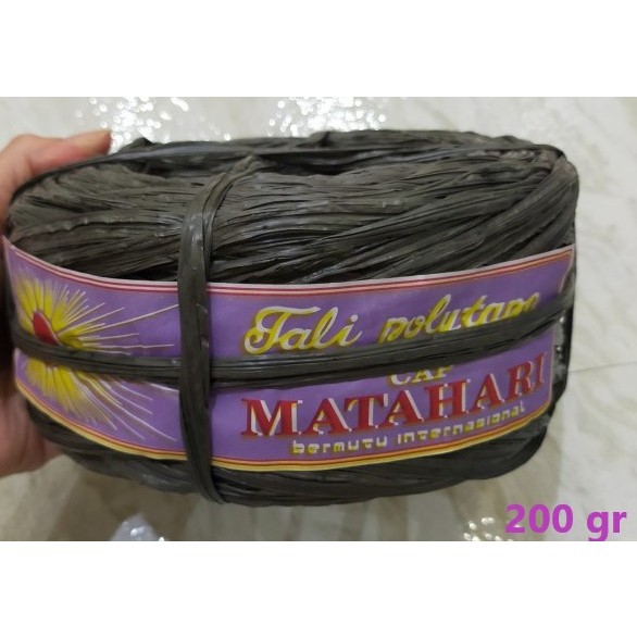 

Tali Plastik Rafiah Hitam