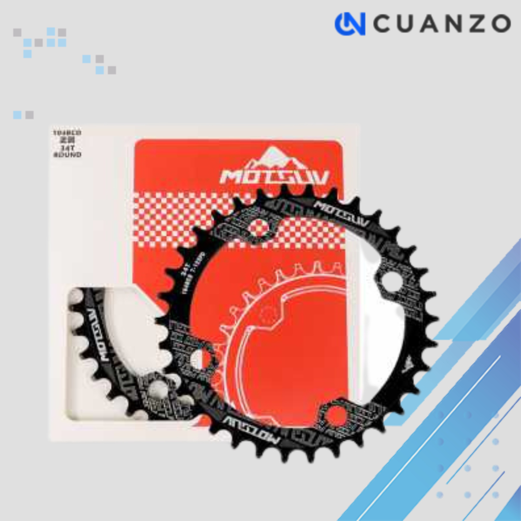 Gigi Crankset Sprocket Sepeda Aluminium / Gigi Crank Chainring Crankset Single Stye Spoket Sprocket 