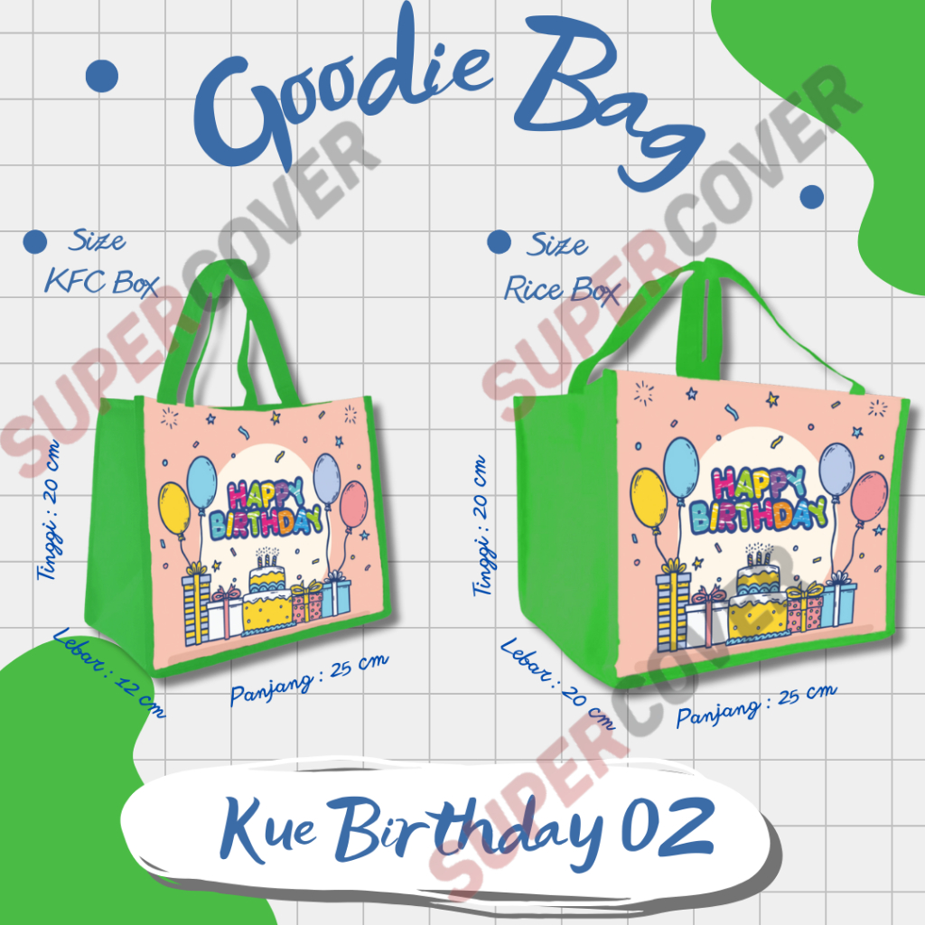 

Goodie Bag Birthday 02 Warna Hijau Muda Untuk Acara Ulang Tahun