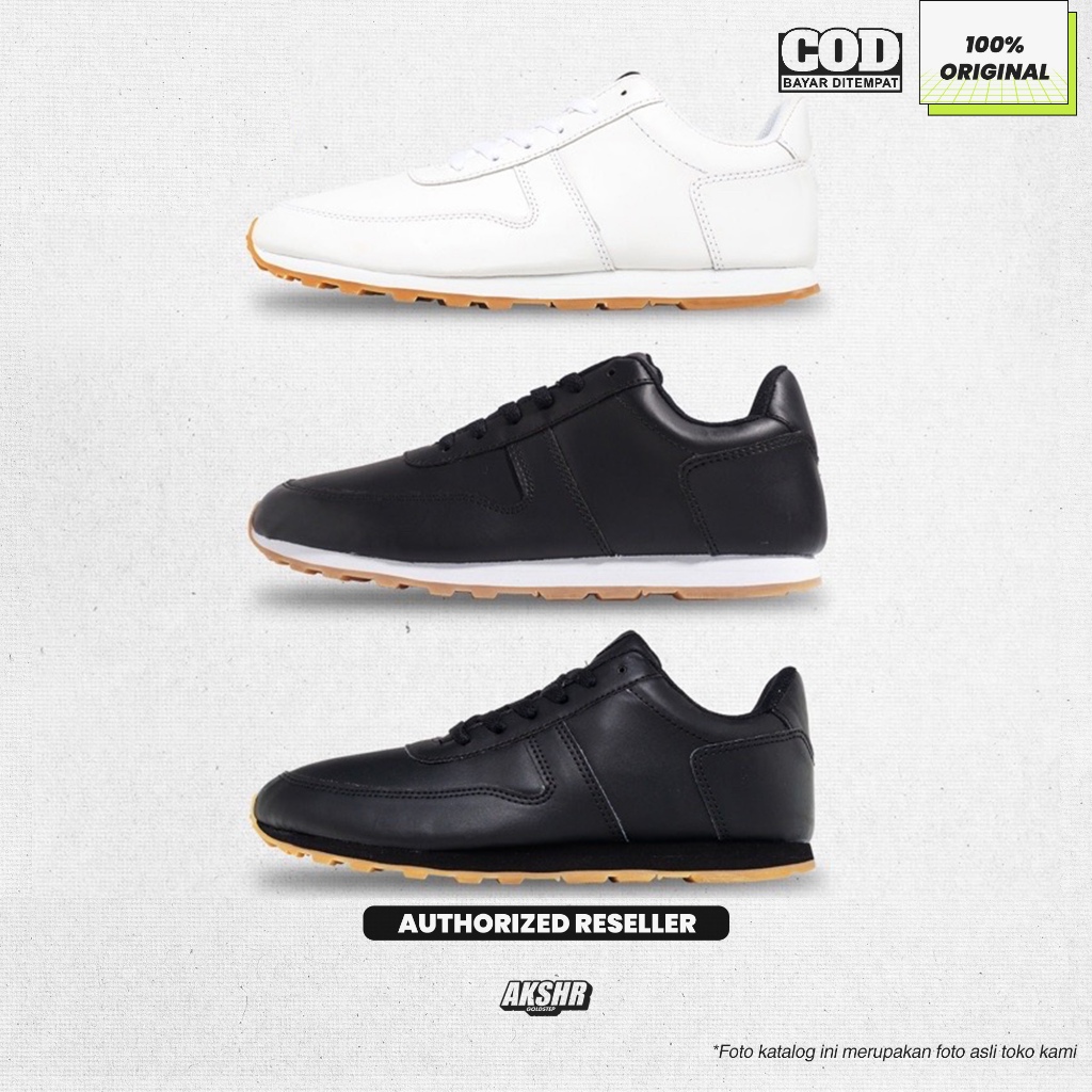 BRODO - Sepatu Brodo Base Lite Warna Full Black GS / Black White GS / Full white GS Unisex Pria Wanita Sneakers Original Brodo Footwear