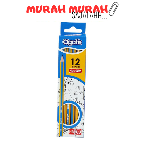 

PENSIL KAYU AGATIS NEOPEX HB ISI 12 / Pensil Agatis HB