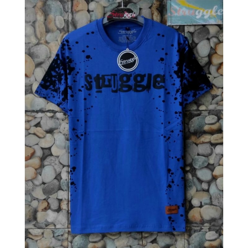 baju pria kaos distro struggle cotton combad 24S
