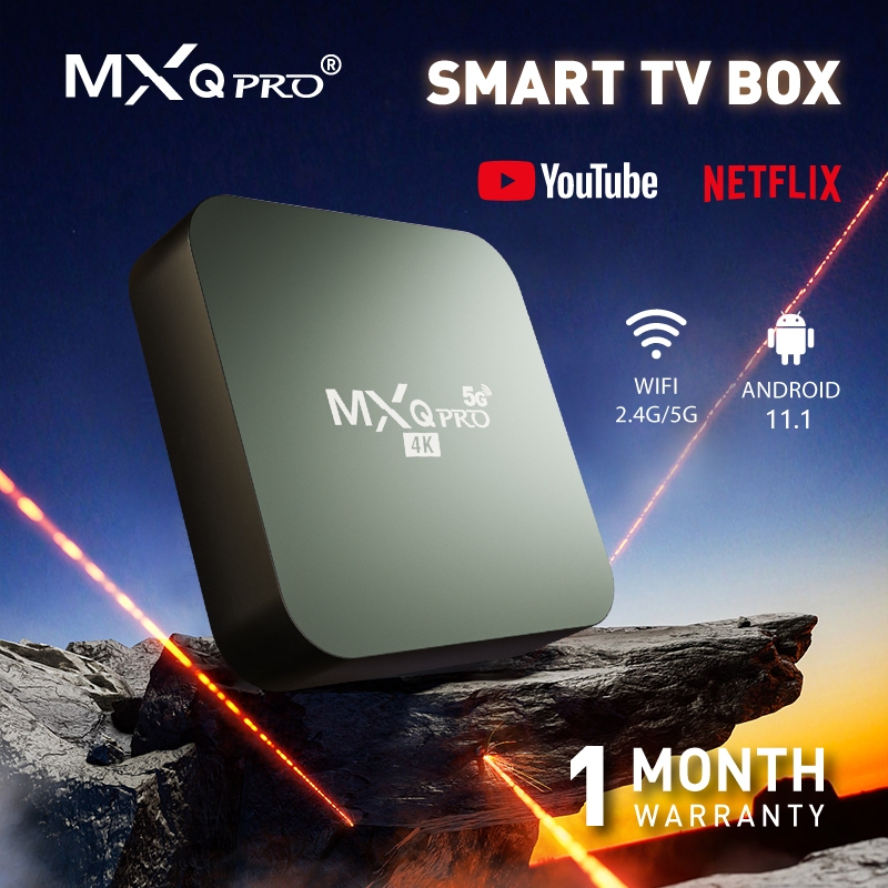 MXQ PRO 8GB Ram 128GB Stb Android TV Full Root Unlock Set Top Box Android TV Box Mxq Pro 5G Set Top 